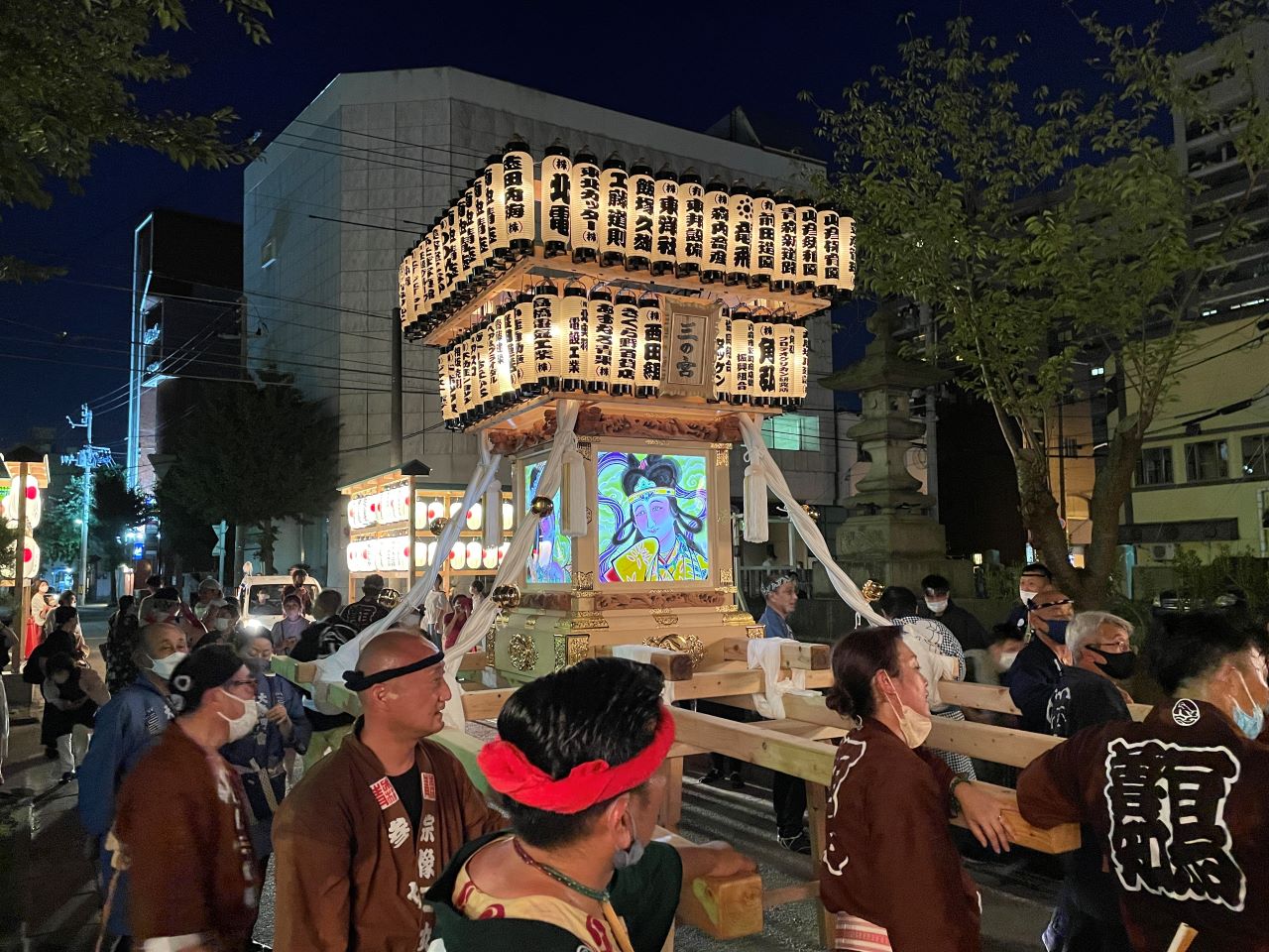 三之宮御披露目渡御1日目の様子8